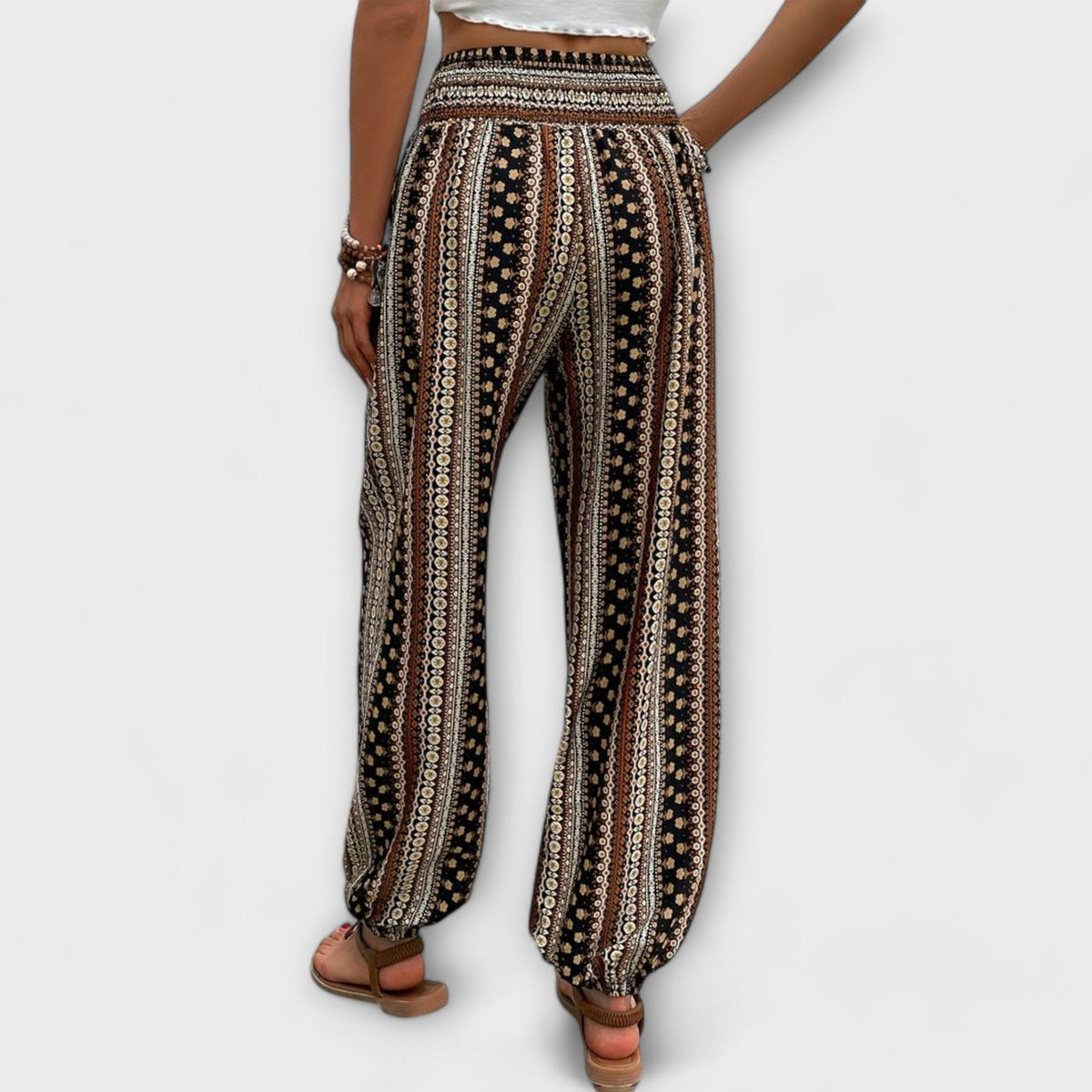 Pantaloni cu Model Folcloric
