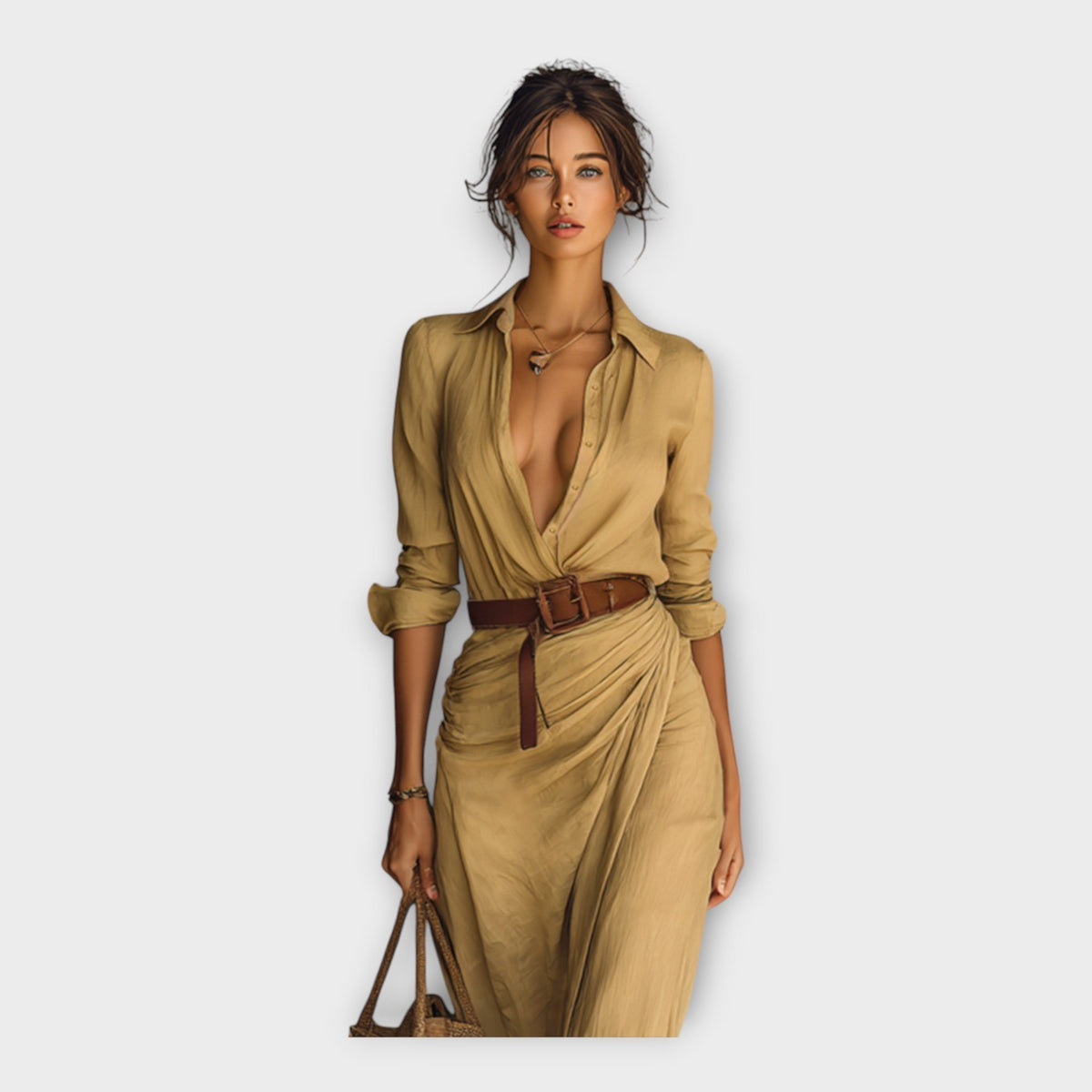 Rochie vaporoasă cu eleganță atemporală