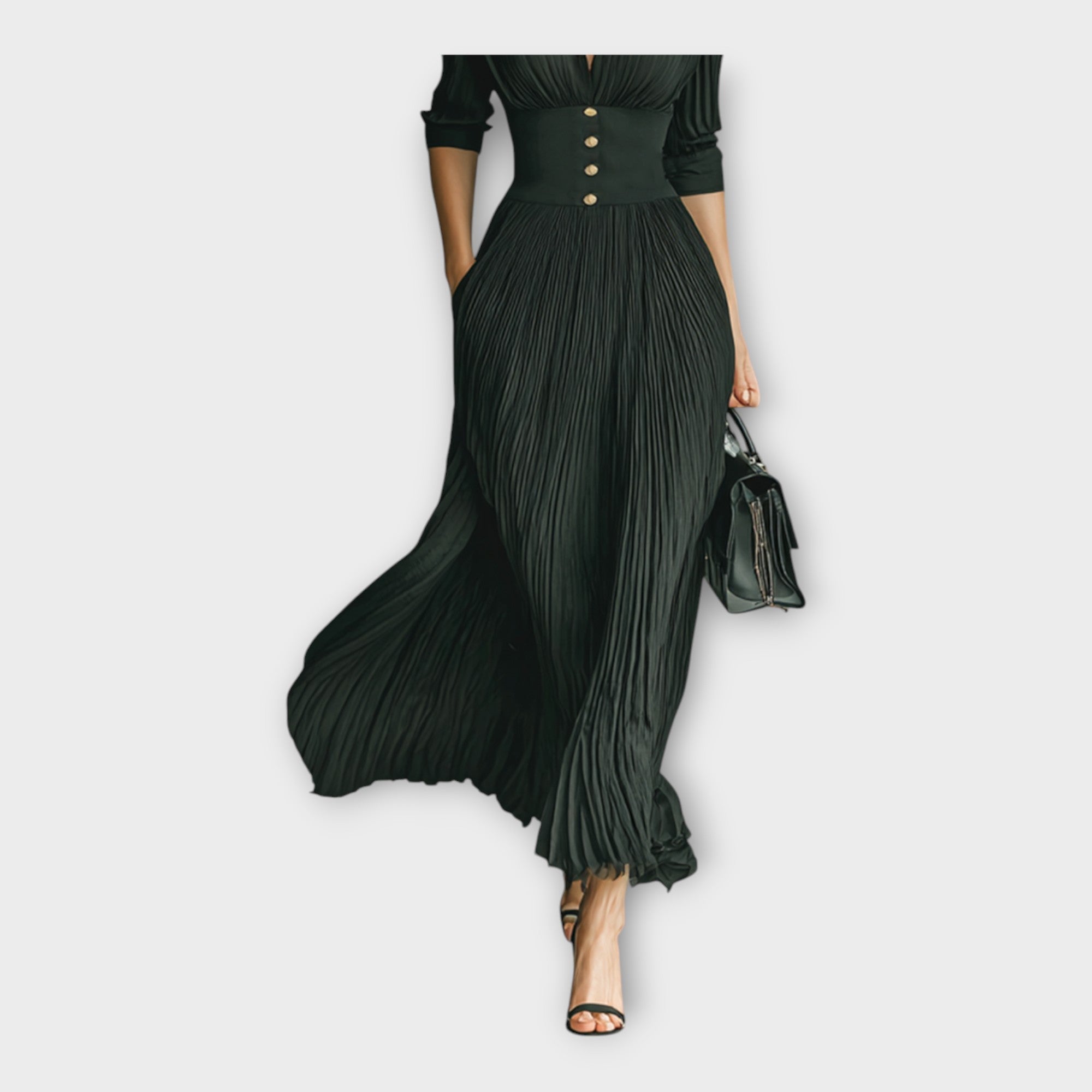 Rochie lungă cu eleganță rafinată