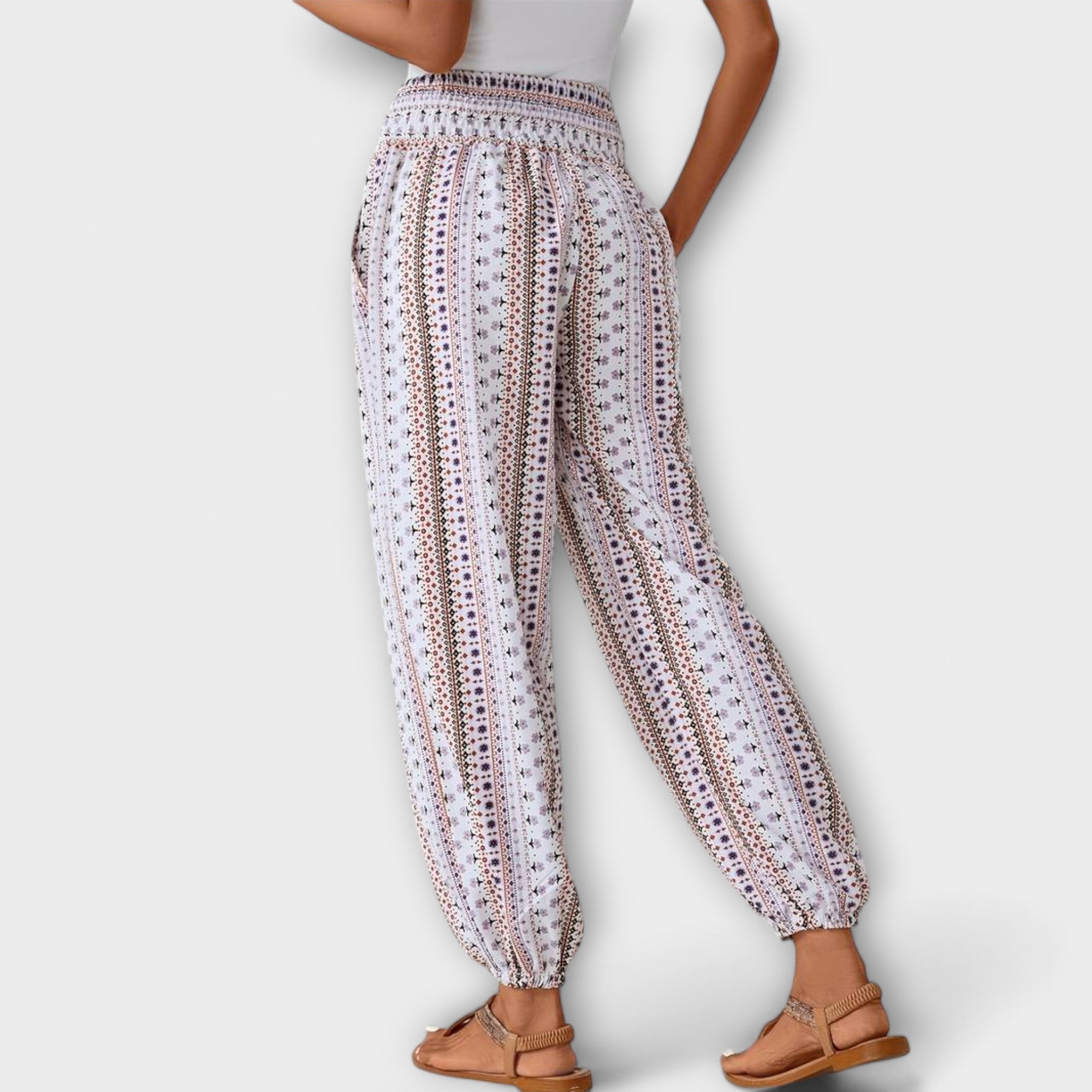 Pantaloni cu Model Folcloric