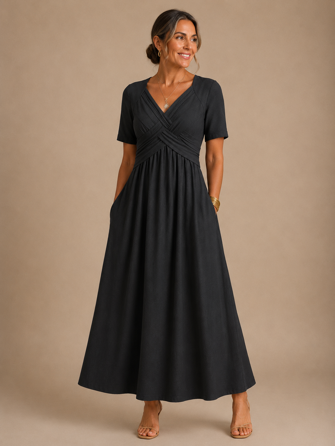Adriana | Rochie Midi Elegantă