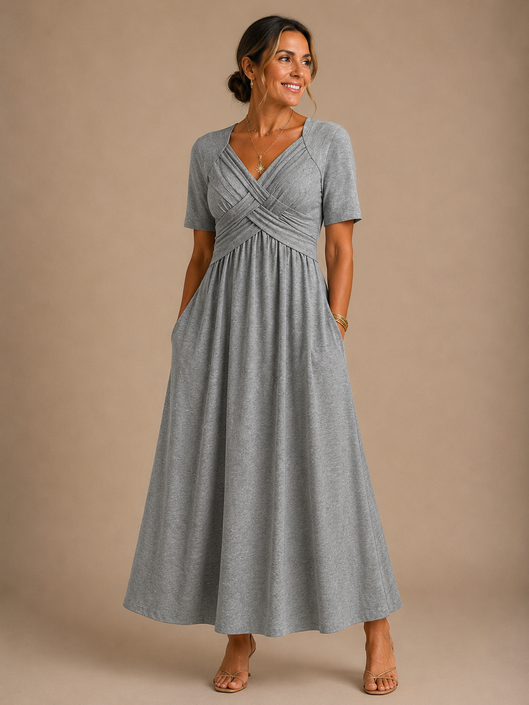 Adriana | Rochie Midi Elegantă