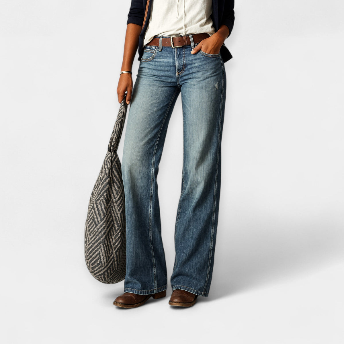 Pantaloni Clasici din Denim
