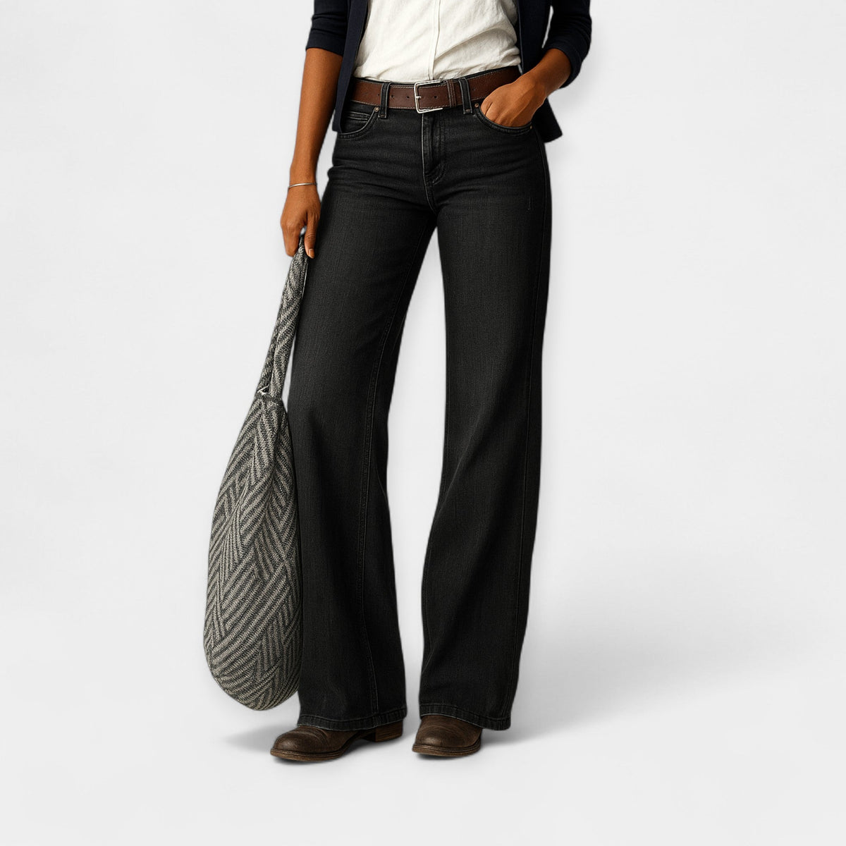 Pantaloni Clasici din Denim