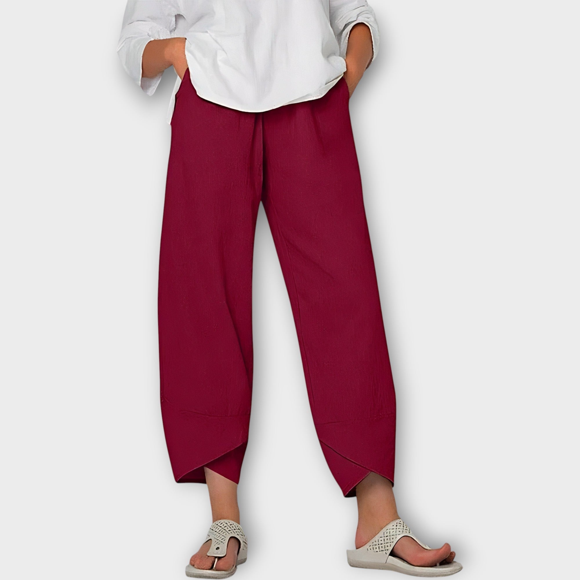 Pantaloni Eleganți din In
