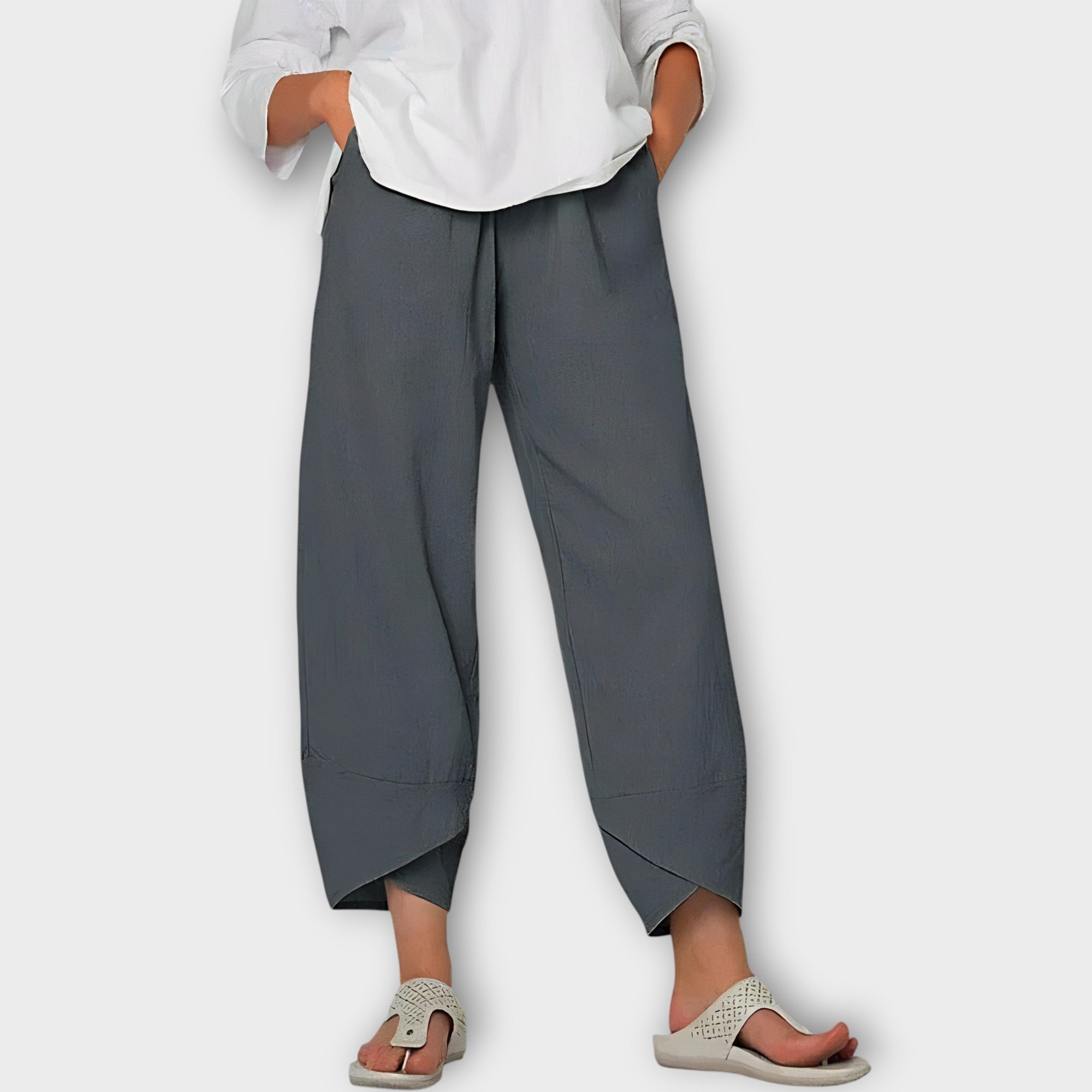 Pantaloni Eleganți din In
