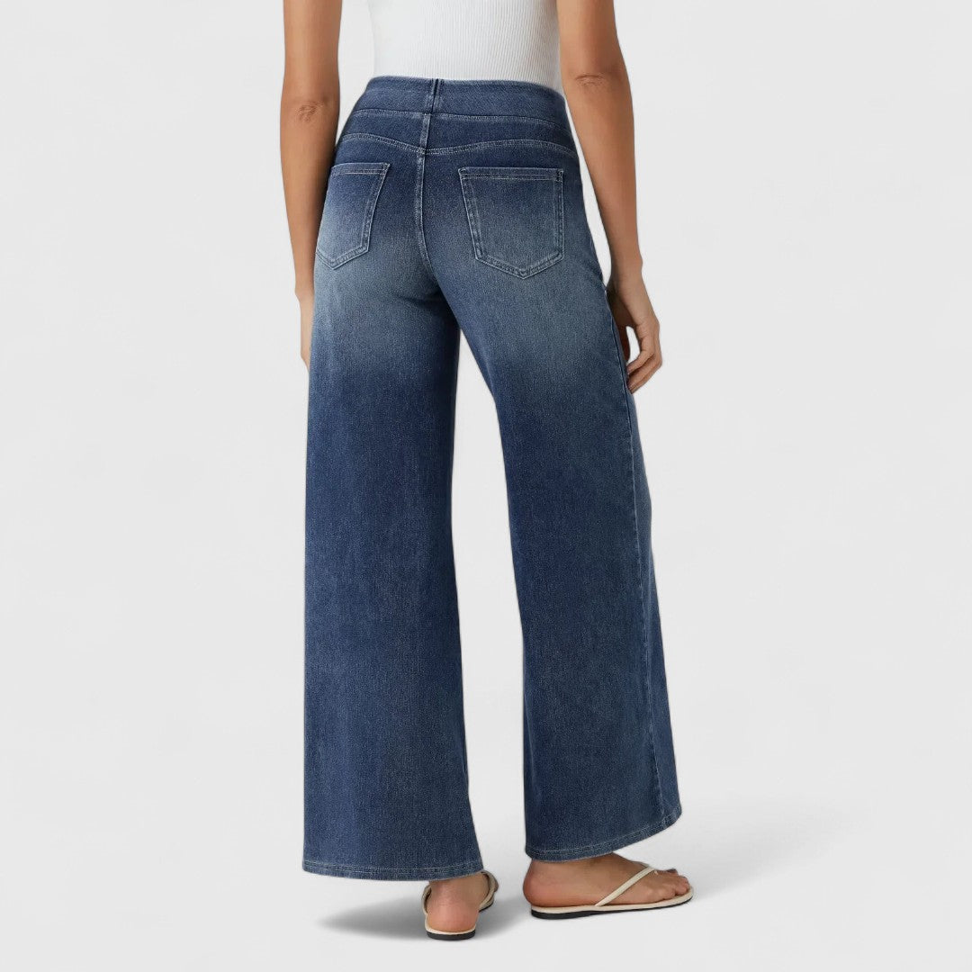Speranța - pantaloni confortabili și elastici cu talie înaltă