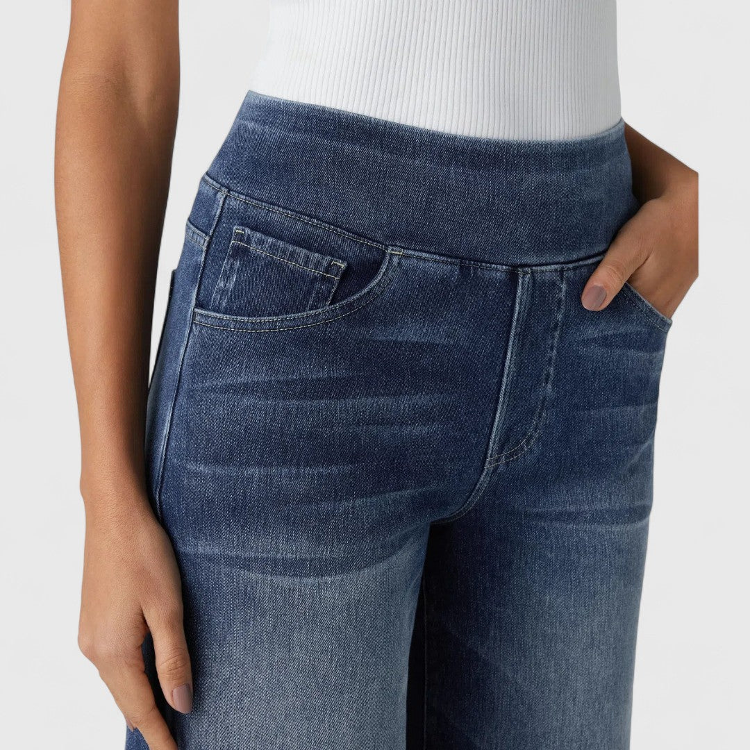 Speranța - pantaloni confortabili și elastici cu talie înaltă