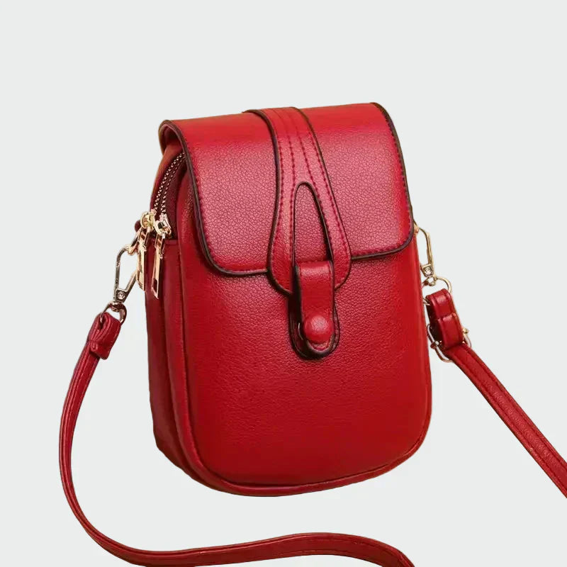 Geantă din piele retro elegantă