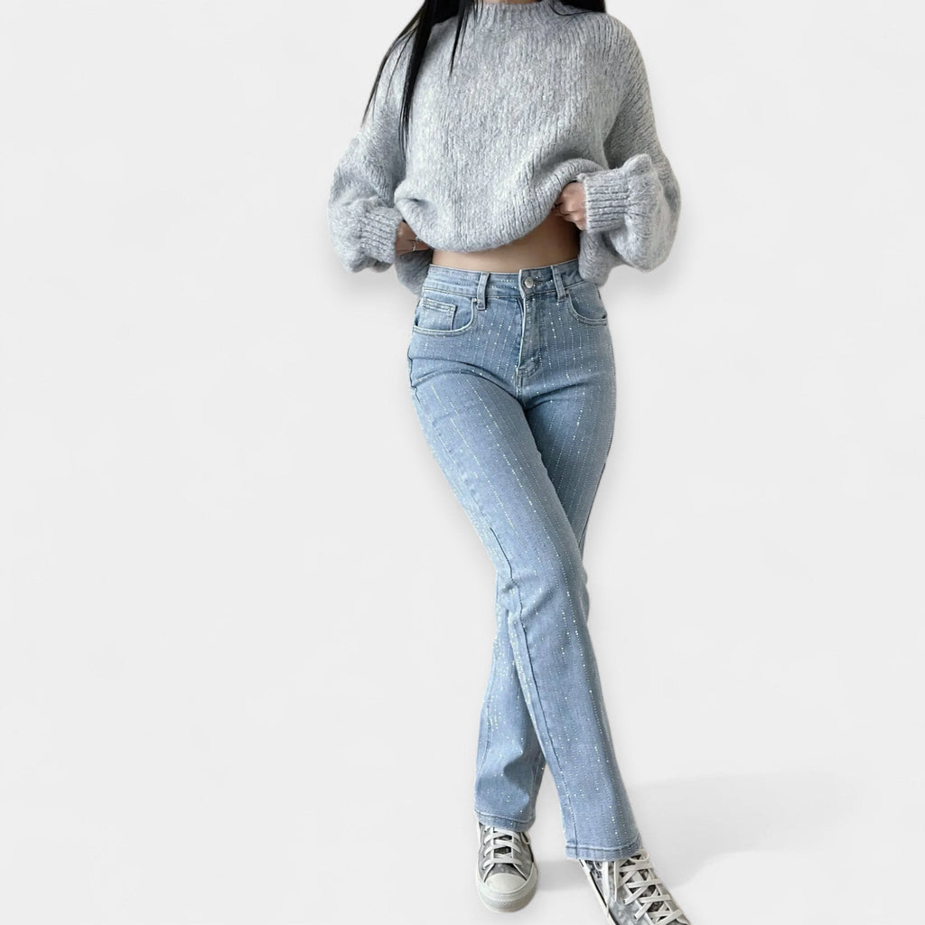 Jeans Strălucitor de Vară