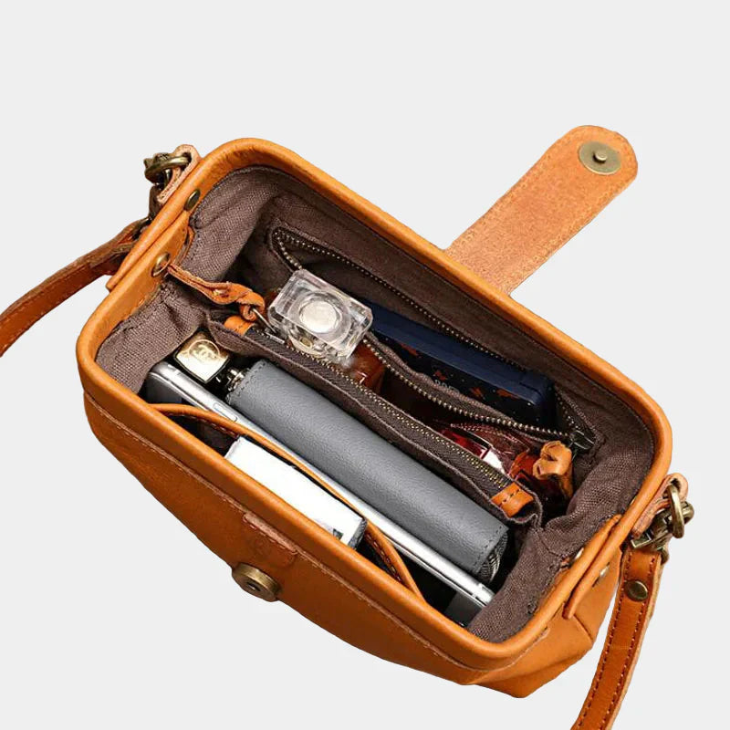 Ivy - Mini Geantă din Piele Crossbody